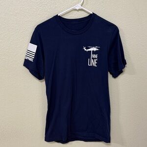 Nine Line Navy Blue Women's Short Sleeve Tee